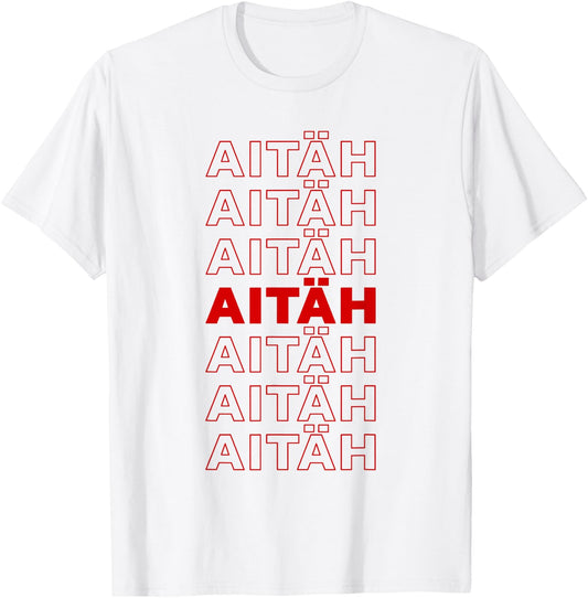 Estonian Language Thank You Bag Funny Estonia Meme Souvenir T-Shirt - T-Shirt | White