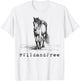 #WildandFree Wild and Free Horse Shirt T-Shirt - T-Shirt | White