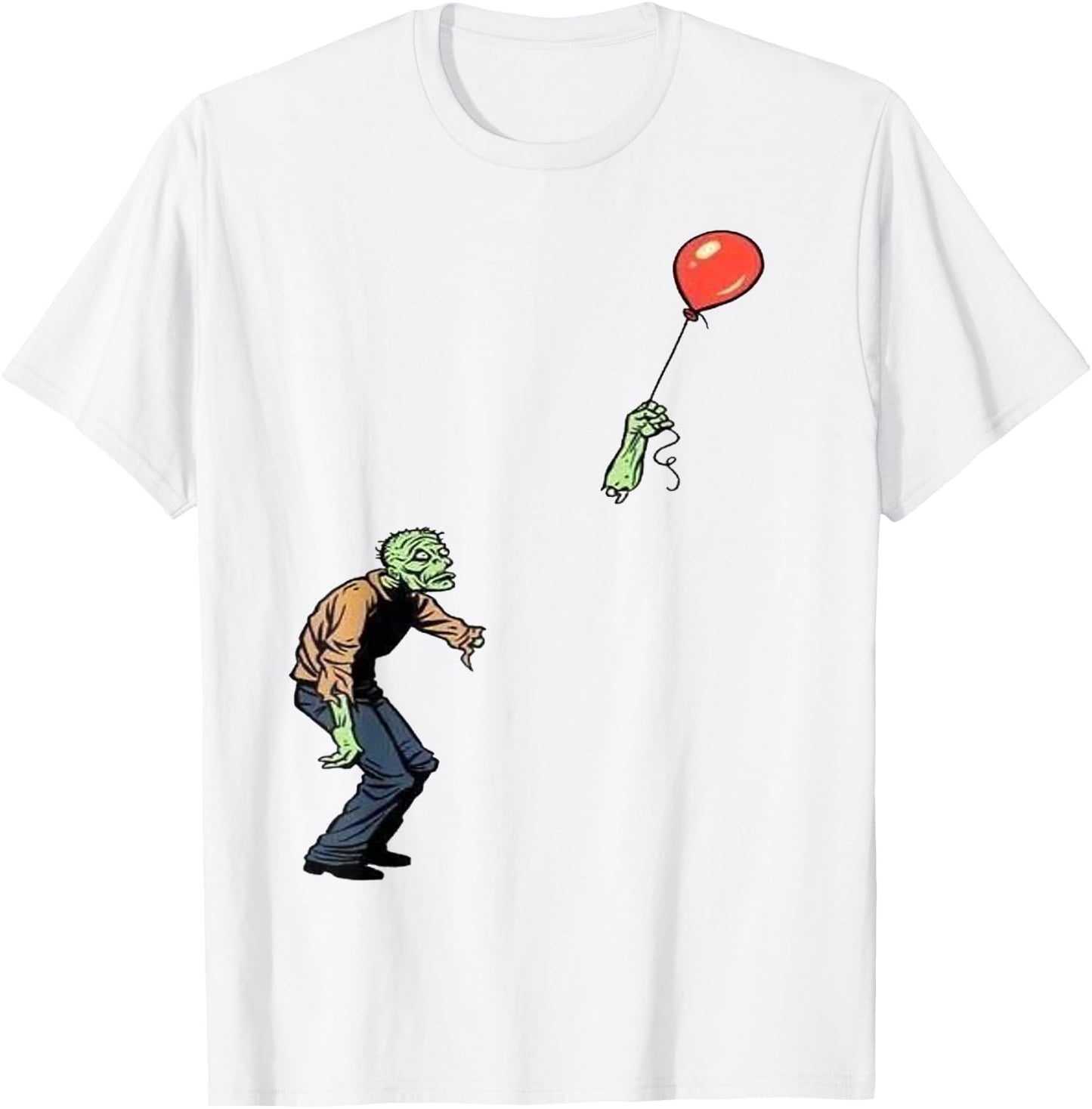 Zombie lost his balloon T-Shirt - T-Shirt | White