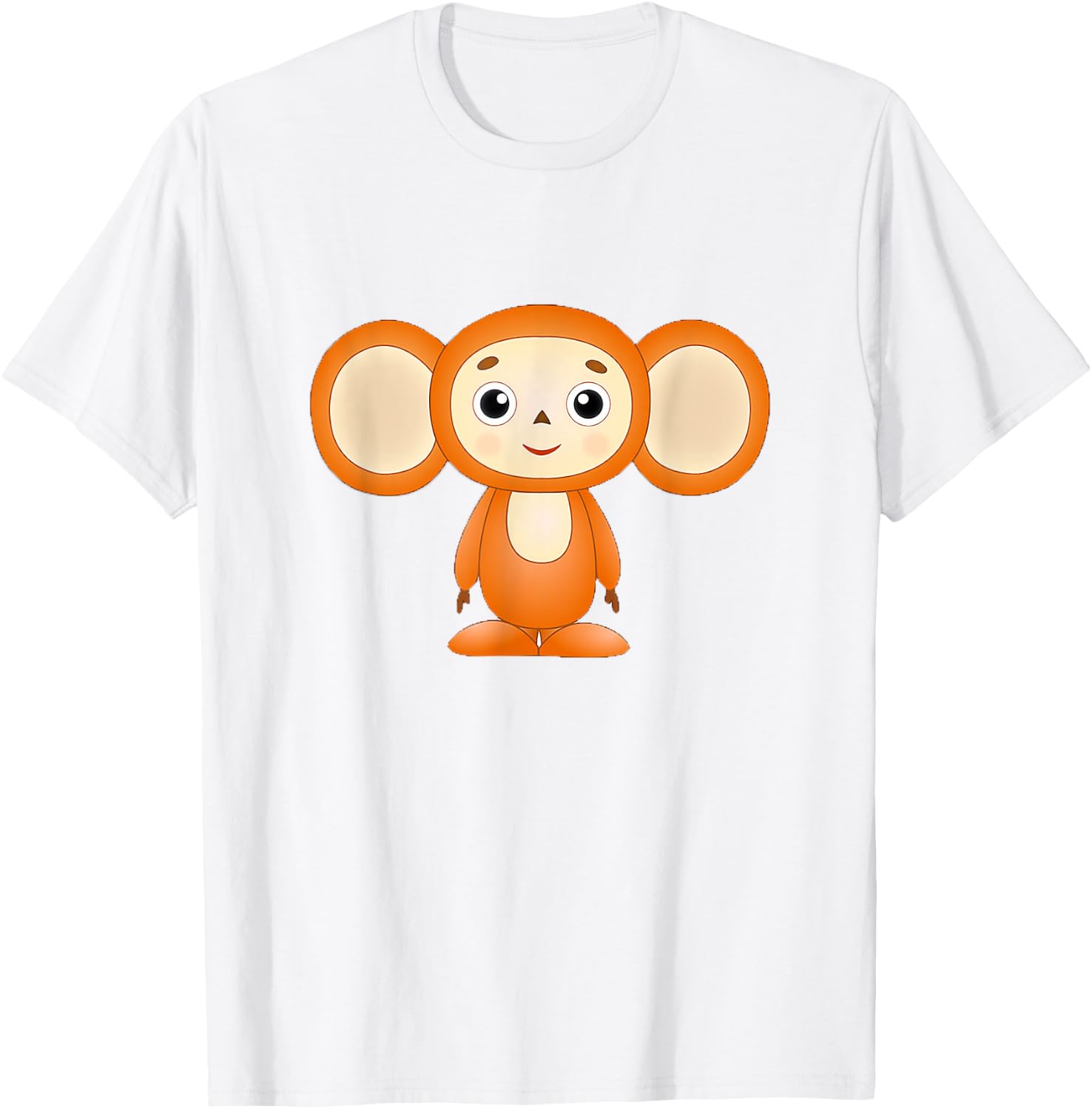 VUV Cheburashka - -Adults, Red, Small, Short Sleeve T-Shirt - T-Shirt | White