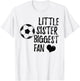 Soccer Sister Shirt Team Football Vintage Girls Boys T-Shirt - T-Shirt | White