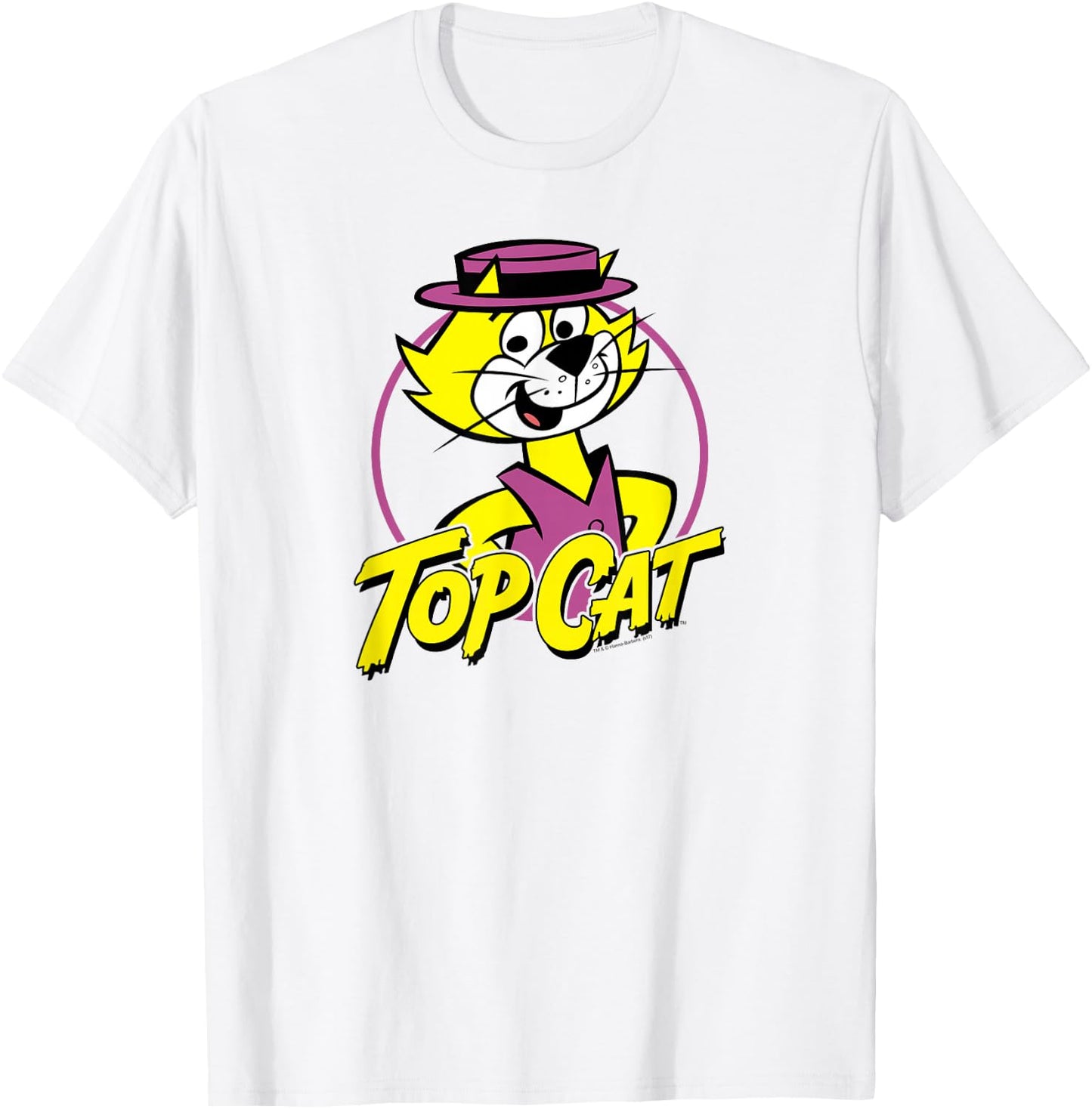 Top Cat Top Circle T-Shirt - T-Shirt | White