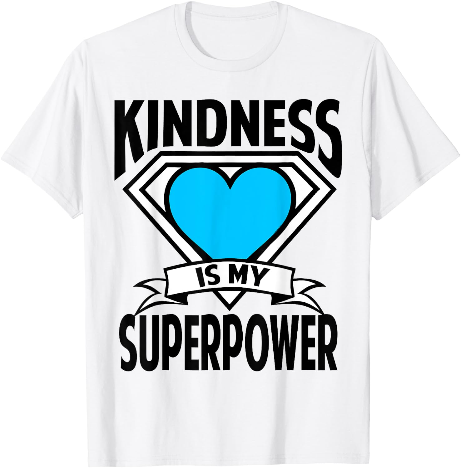 Kindness is My Superpower Choose Kind Anti Bullying Shirt T-Shirt - T-Shirt | White