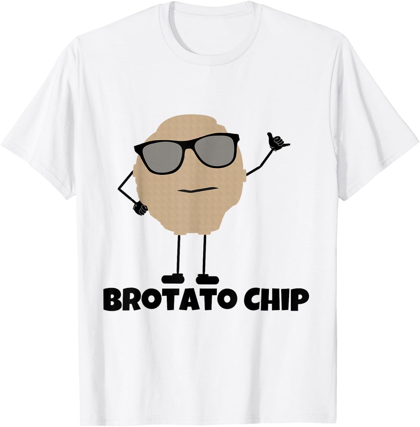 Brotato Chip T-Shirt - T-Shirt | White