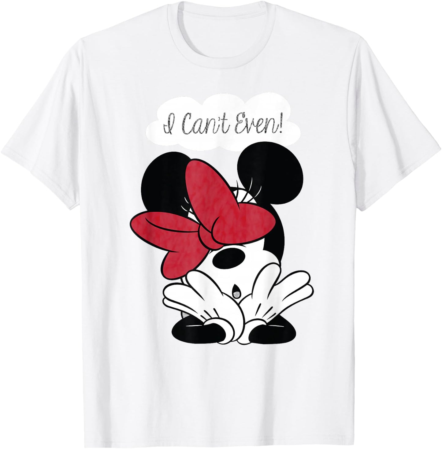 Disney - I Cant Even Minnie T-Shirt - T-Shirt | White