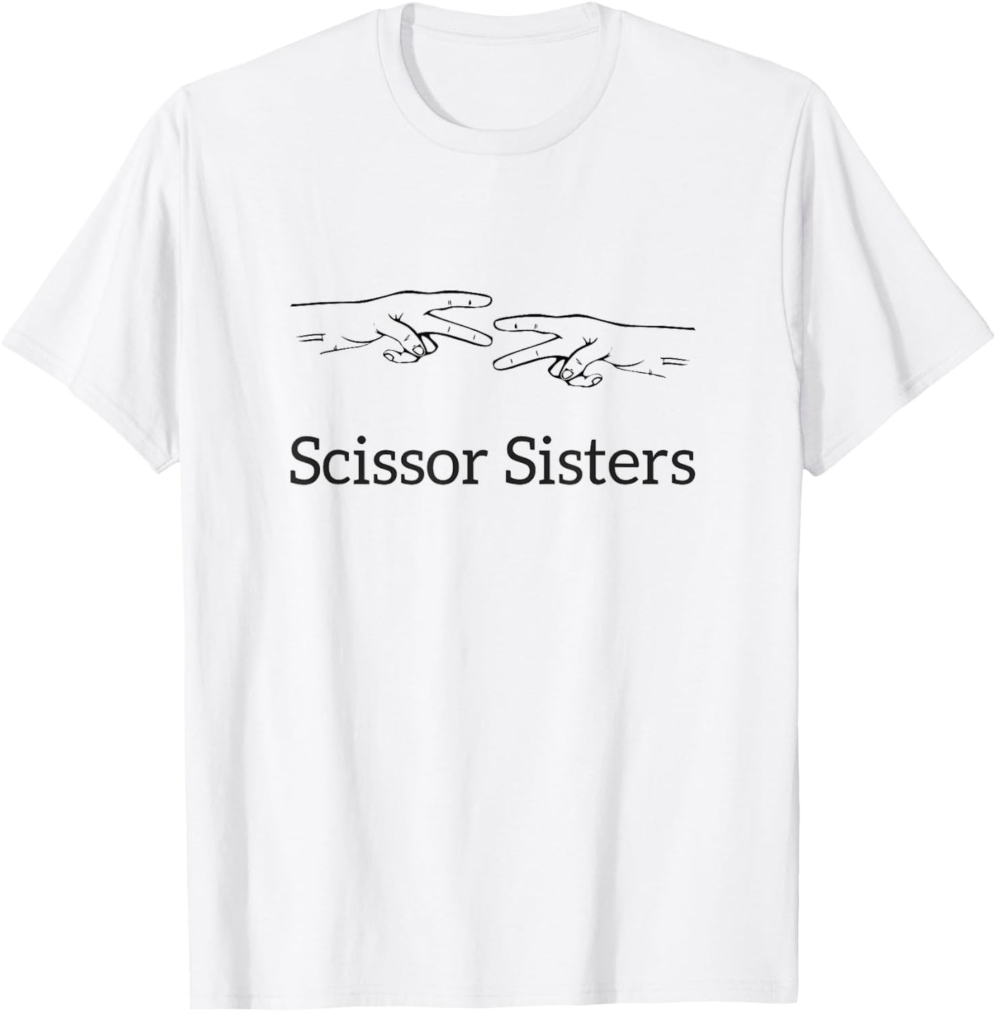 Scissor Sisters - Rock, Paper Scissors T-Shirt - T-Shirt | White
