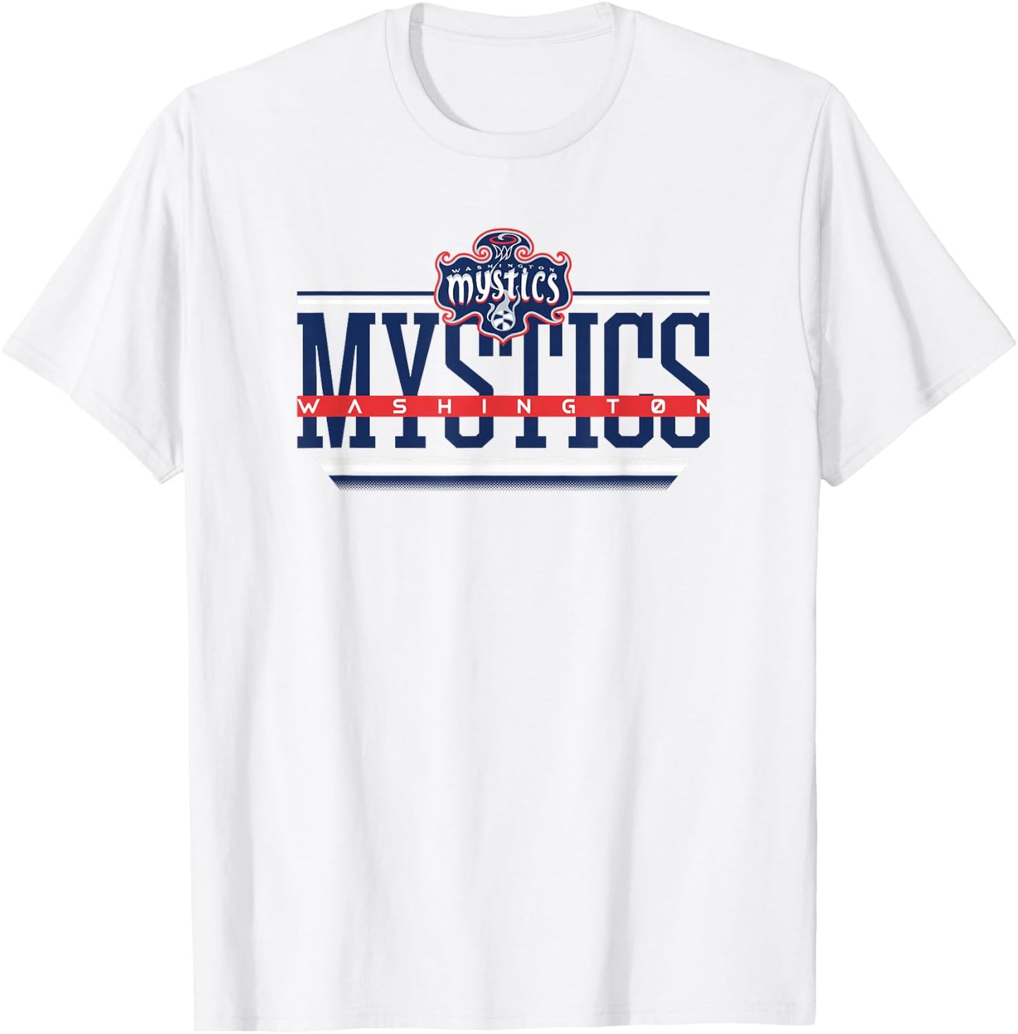 WNBA Washington Mystics Over The Top T-Shirt - T-Shirt | White