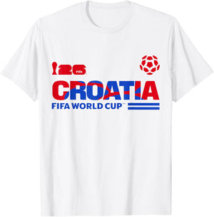 FIFA World CUP26 Qualifier Croatia T-Shirt - T-Shirt | White