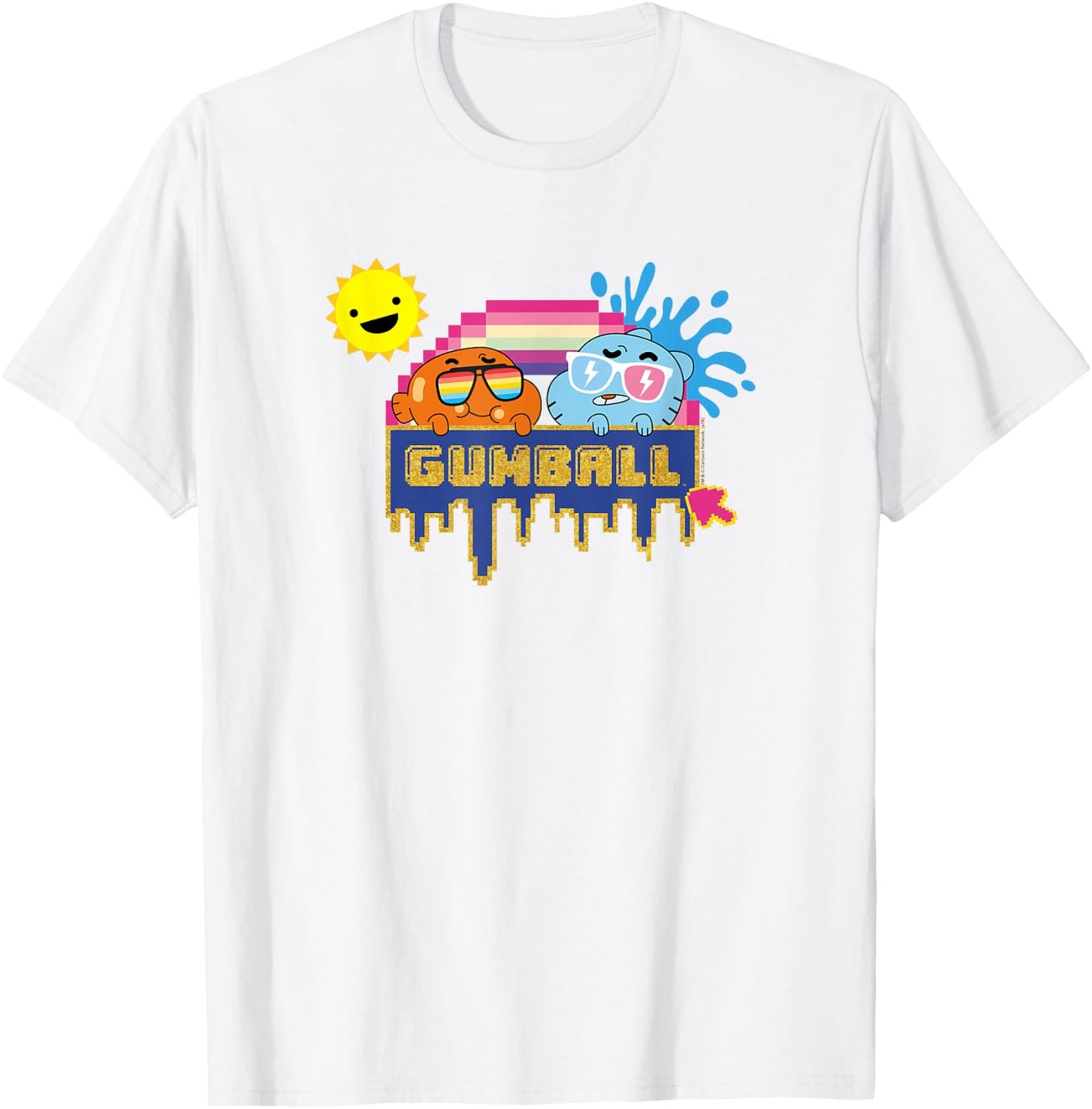 The Amazing World of Gumball Sunshine T-Shirt - T-Shirt | White
