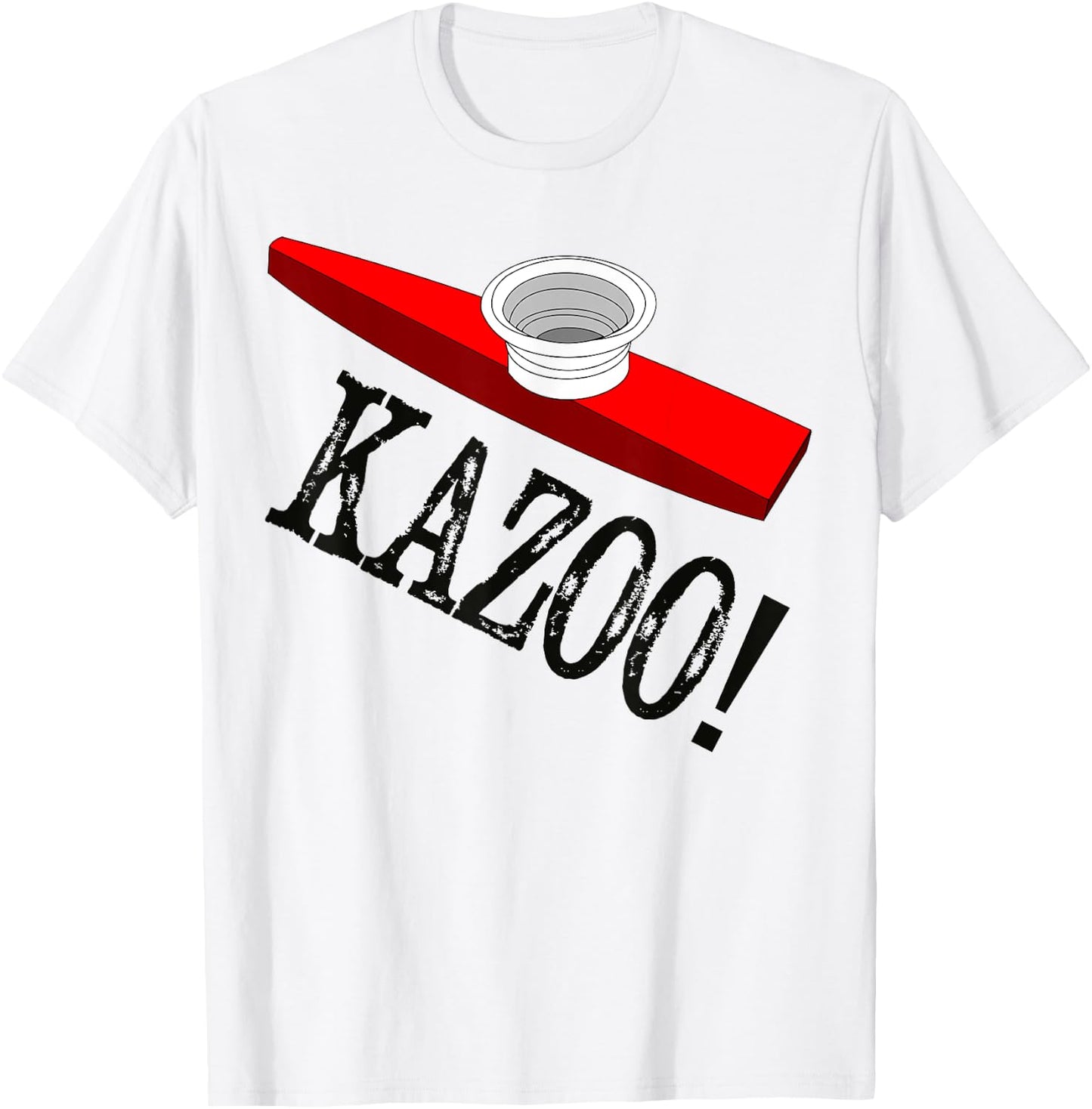 Kazoo Making Music Men Women Kids Boys Girls T-Shirt - T-Shirt | White