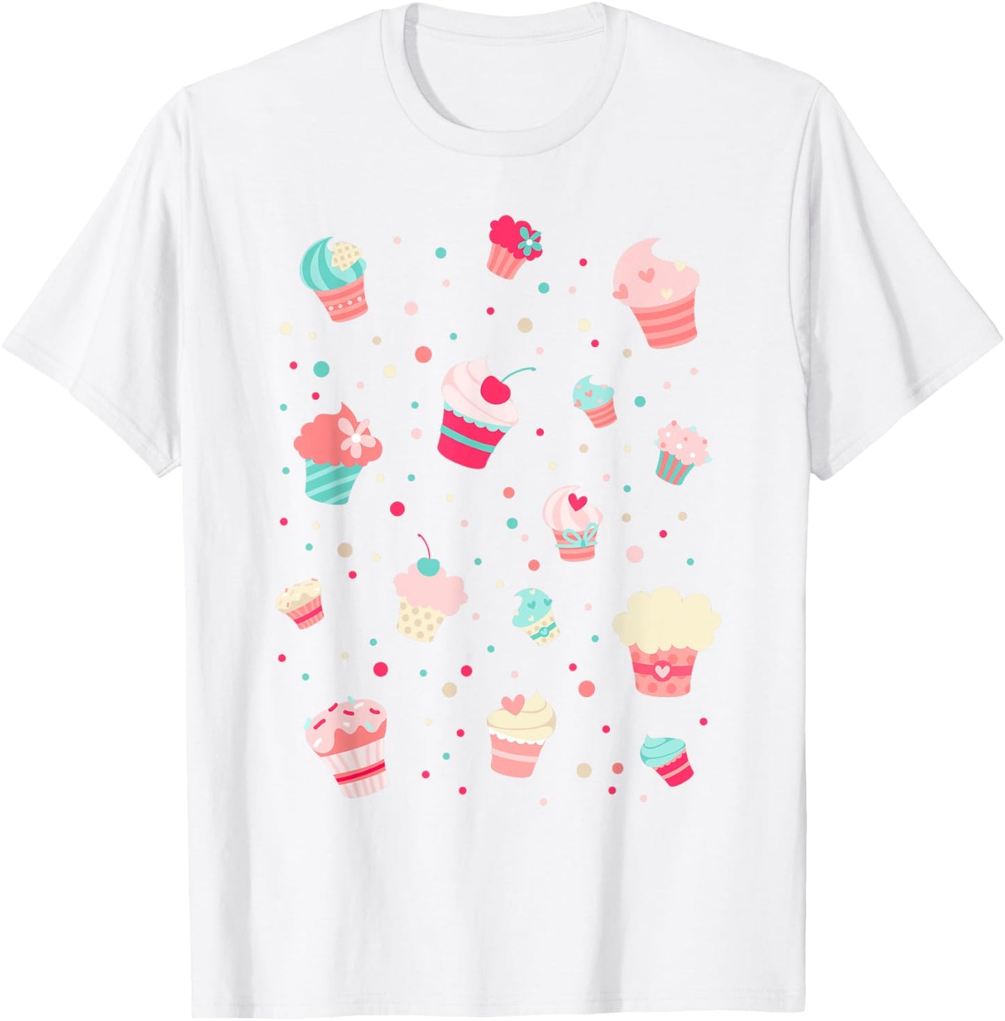 Cute Cupcakes Shirt - Cupcake Birthday Party Baking Baker T-Shirt - T-Shirt | White