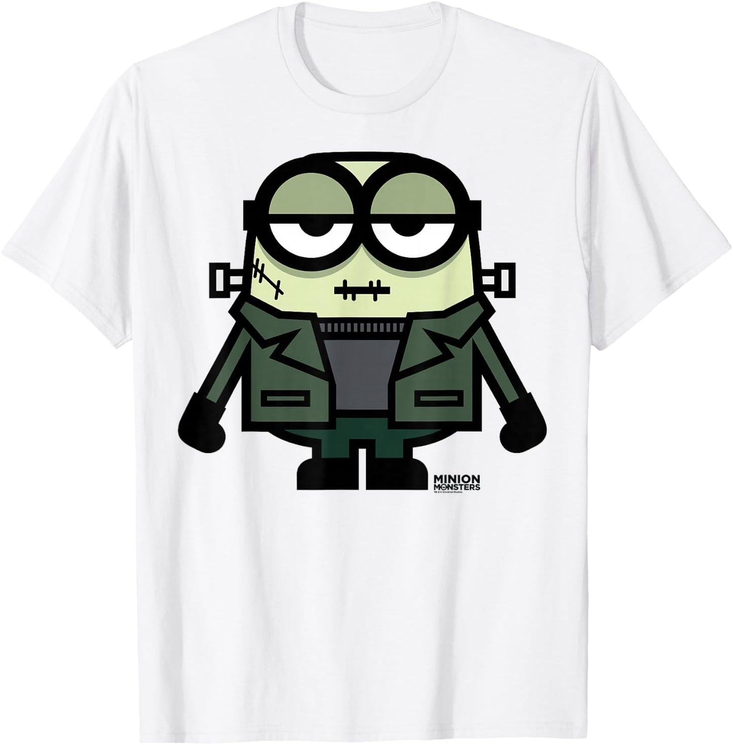 Despicable Me Halloween Franken Monster Graphic T-Shirt - T-Shirt | White