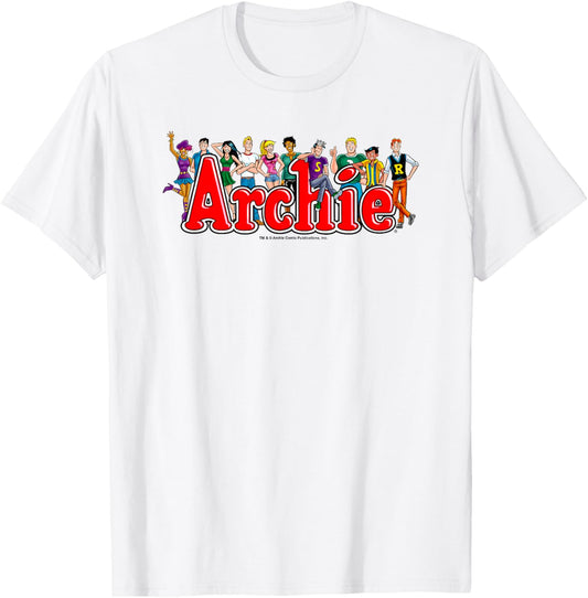 Archie Comics Character Lineup Logo T-Shirt - T-Shirt | White