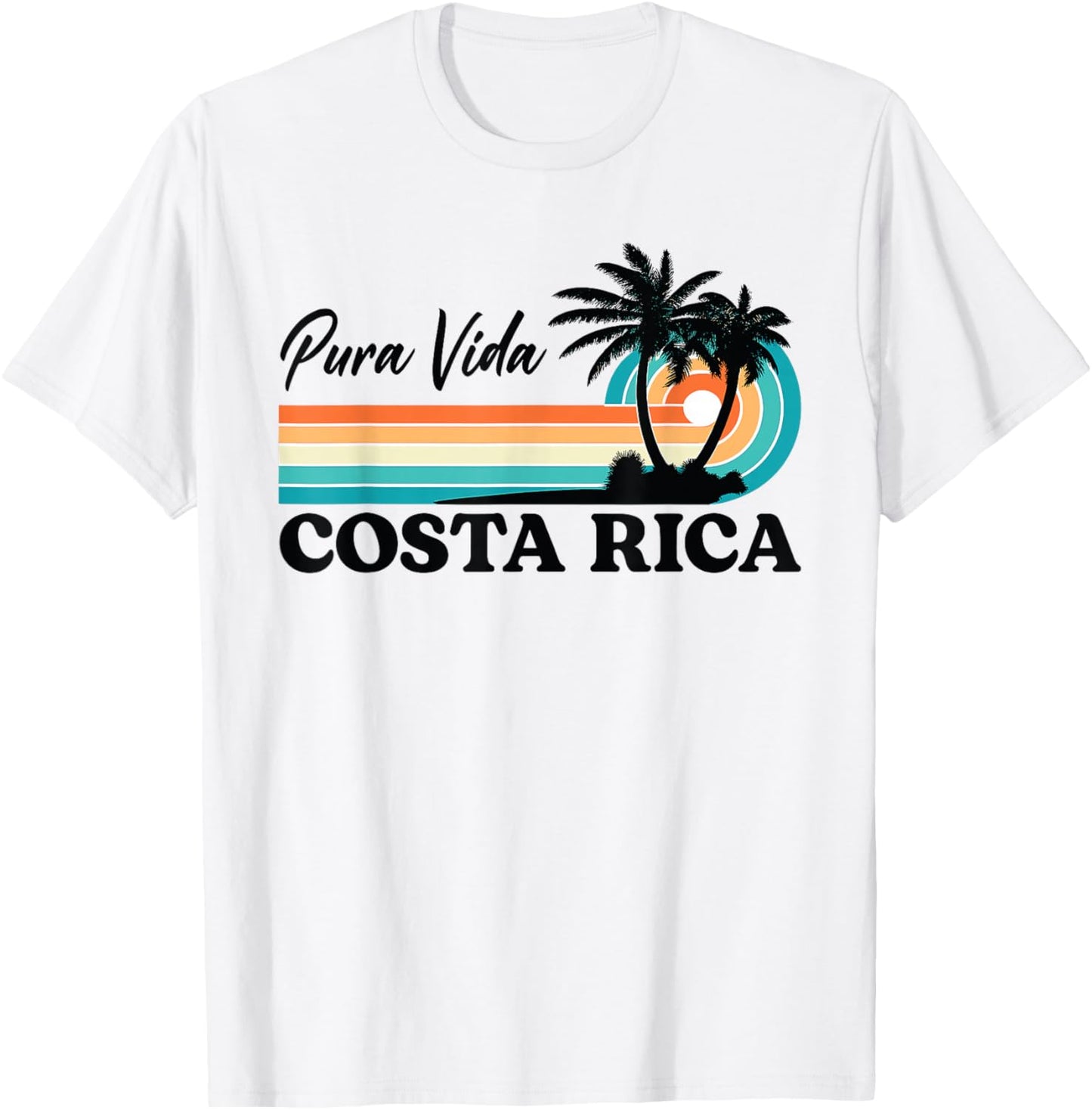 Costa Rica Retro Beach Vacation Costa Rica Souvenir Beach T-Shirt - T-Shirt | White