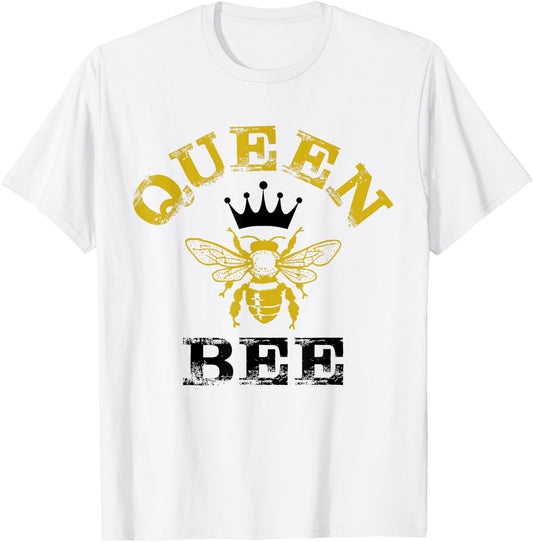 Queen Bees Honeybee Bee Keeping Bee Keeper Costume T-Shirt - T-Shirt | White