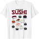 Know Your Sushi! Funny Sushi Lover T-Shirt - T-Shirt | White