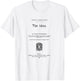 HIGH RESOLUTION The Idiot Fyodor Dostoevsky Title Page T-Shirt - T-Shirt | White