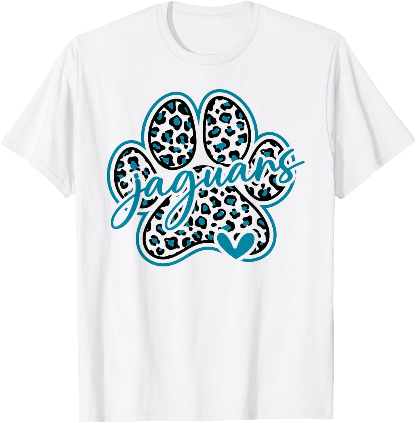 Vintage Jaguar School Sports Team Spirit Back To School T-Shirt - T-Shirt | White