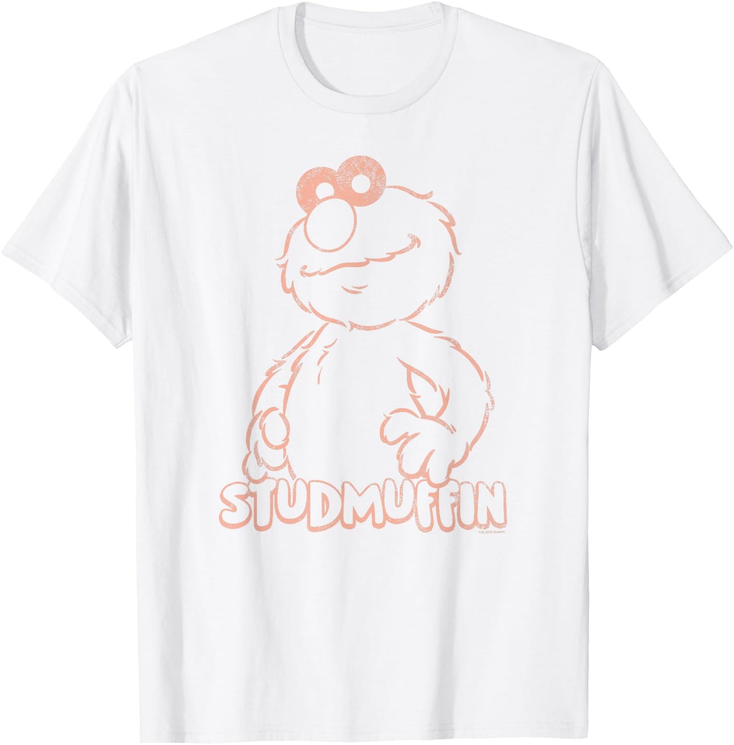 Sesame Street Elmo Studmuffin T-Shirt - T-Shirt | White
