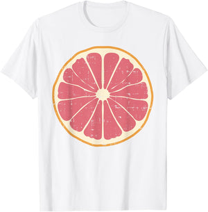 Grapefruit Pomelo Citrus Fruit DIY Easy Halloween Costume T-Shirt - T-Shirt | White