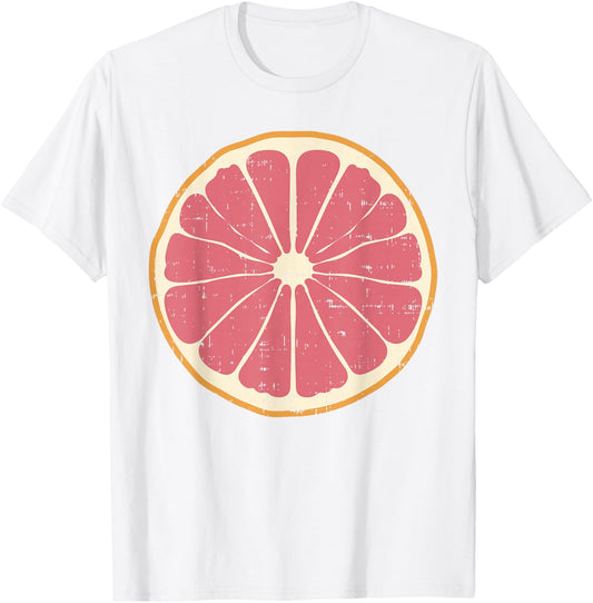 Grapefruit Pomelo Citrus Fruit DIY Easy Halloween Costume T-Shirt - T-Shirt | White