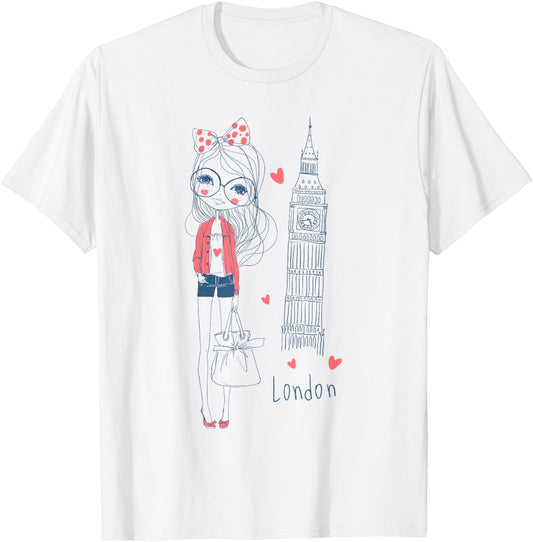 London England - Vintage Souvenir UK London T-Shirt - T-Shirt | White