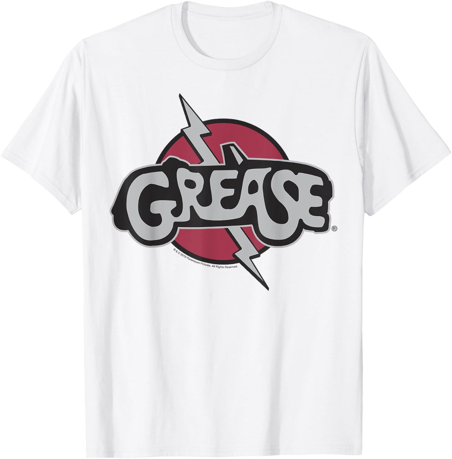 Grease Title Logo Patch T-Shirt - T-Shirt | White