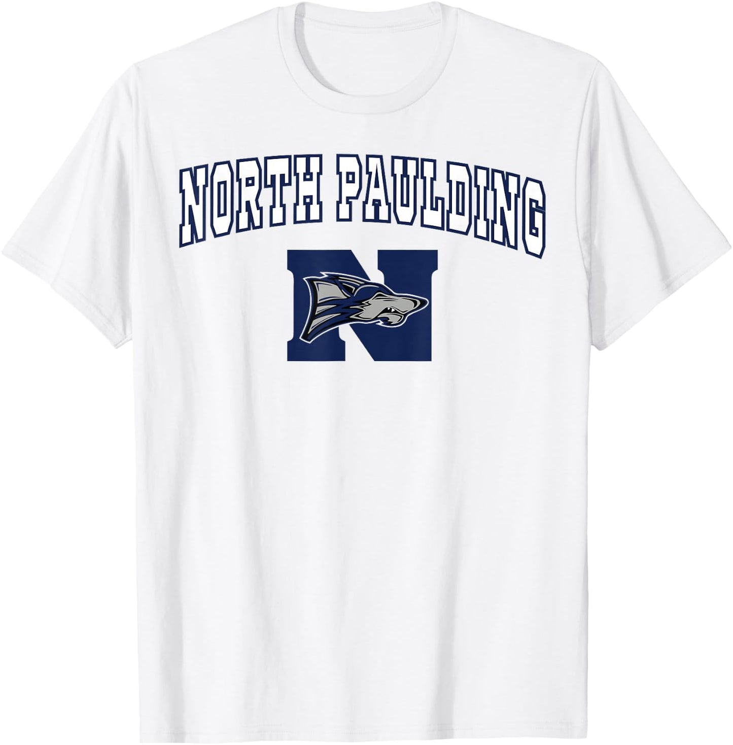 North Paulding High School Wolfpack C2 T-Shirt - T-Shirt | White