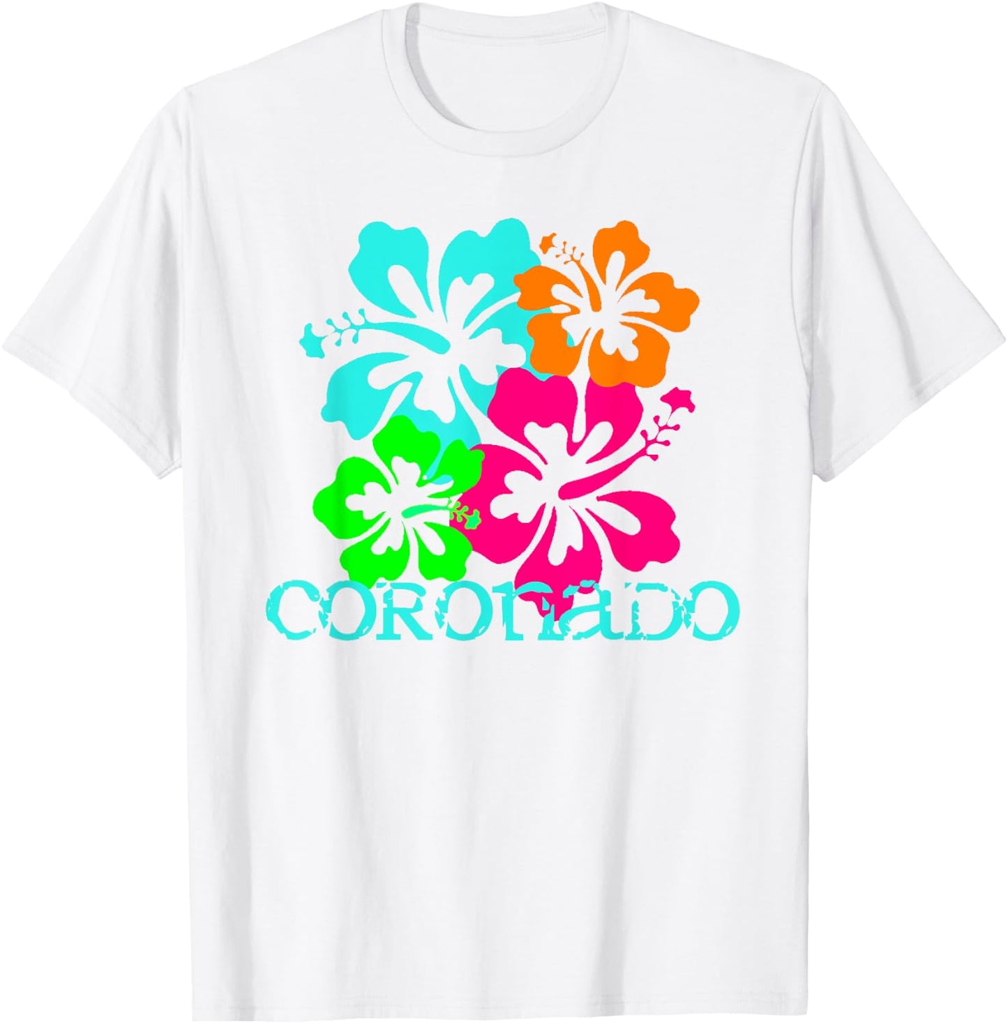 Coronado Island Beach Tropical Travel Surf Shirt T-Shirt - T-Shirt | White
