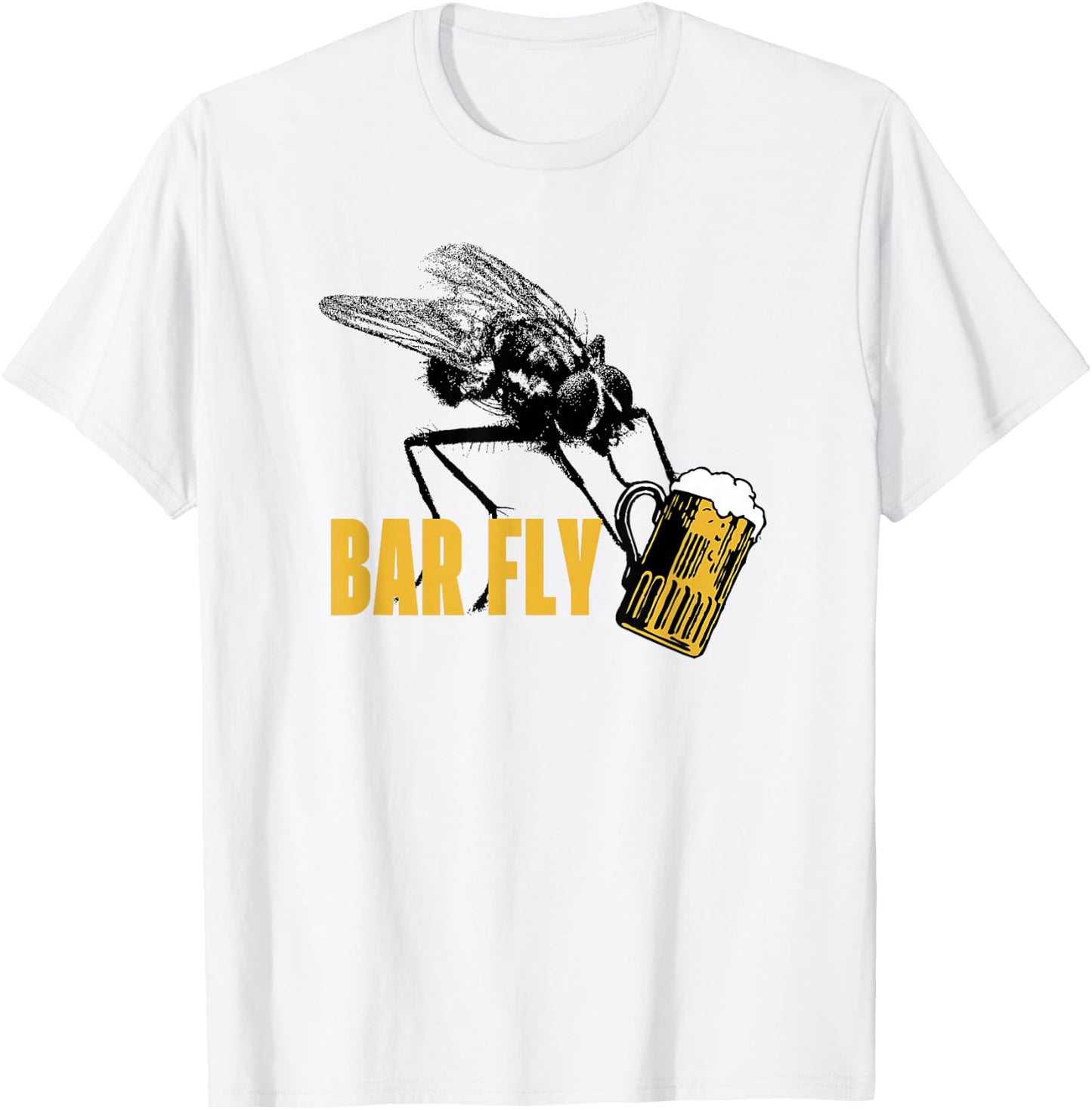 Bar Fly Shirt - Beer Brew Draft Draught T-Shirt - T-Shirt | White
