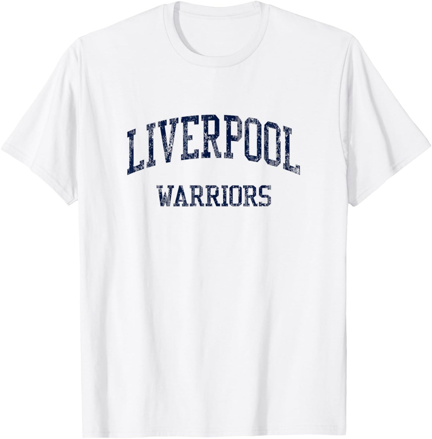 Liverpool High School HS Liverpool NY Vintage Sports T-Shirt - T-Shirt | White