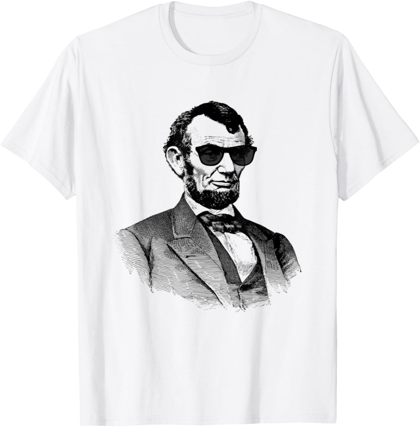 Abe Lincoln Shirt Abraham Lincoln History Shirts Gift T-Shirt - T-Shirt | White