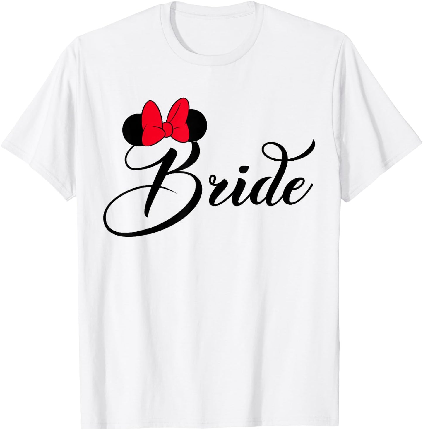 Disney - Bridal Minnie Bride Bow T-Shirt - T-Shirt | White