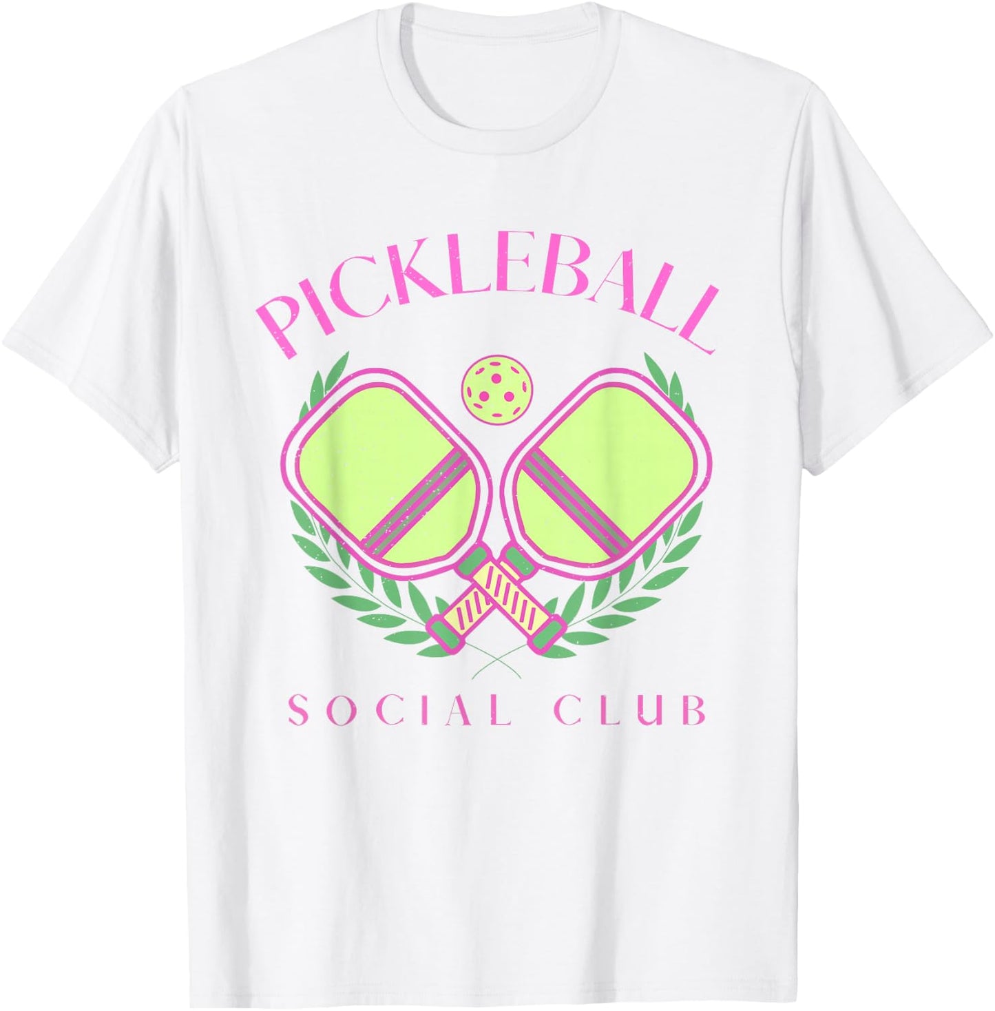 Coquette Pickleball Club Funny Pickleball Player Women Girls T-Shirt - T-Shirt | White