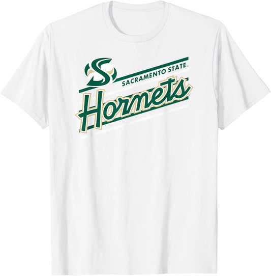 Sacramento State Hornets Retro Performer Gray T-Shirt - T-Shirt | White