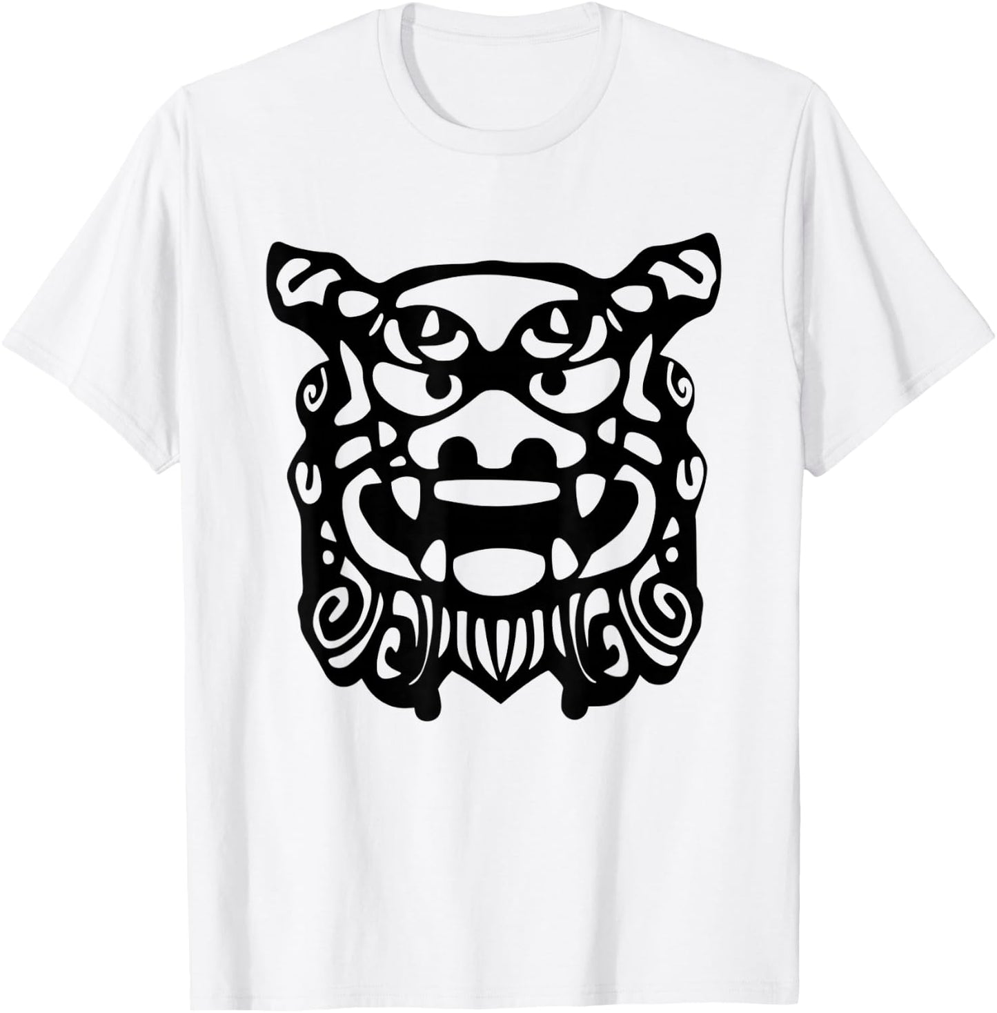 Shisa Japanese Guardian Lion Japan T-Shirt - T-Shirt | White