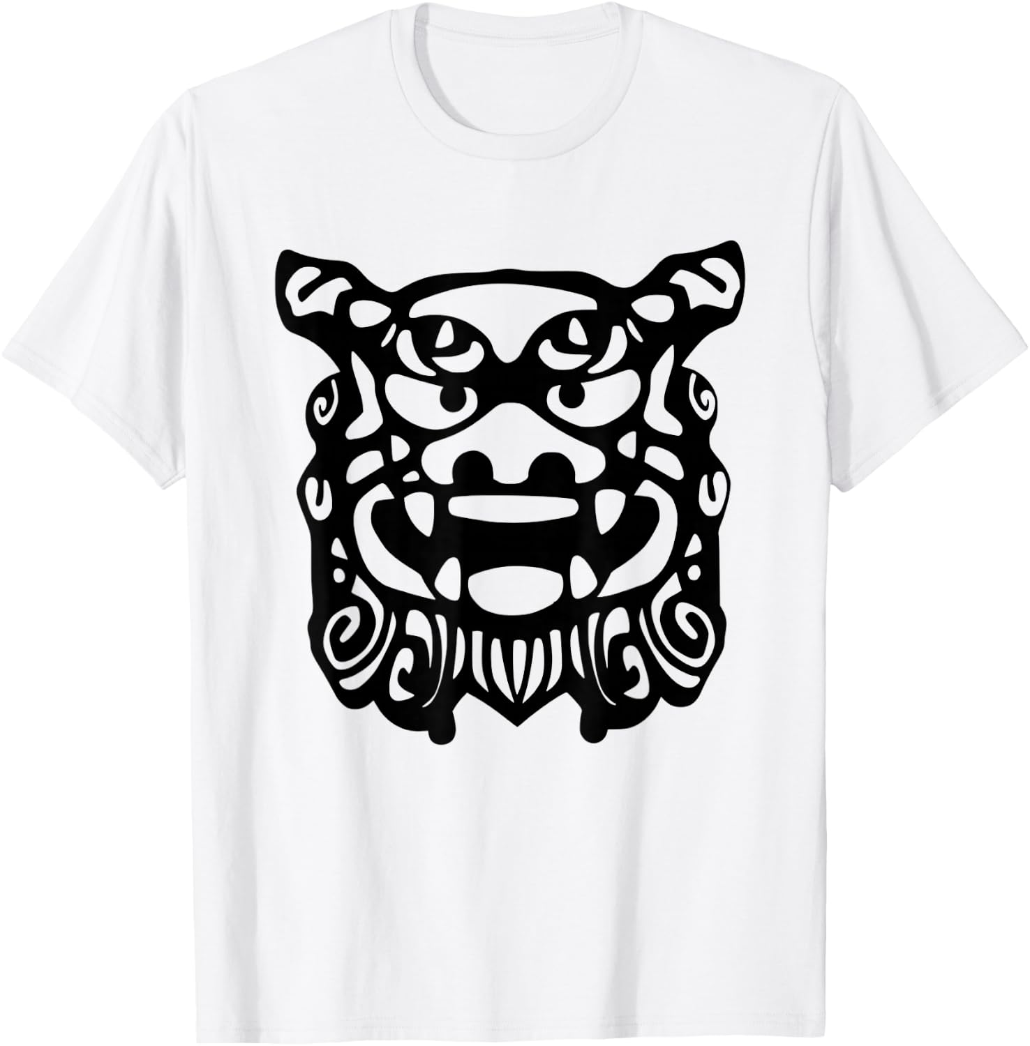 Shisa Japanese Guardian Lion Japan T-Shirt - T-Shirt | White