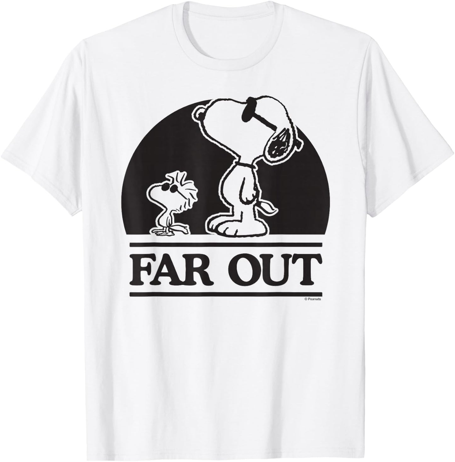 Peanuts Woodstock 50th Anniversary Far Out Snoopy T-Shirt - T-Shirt | White