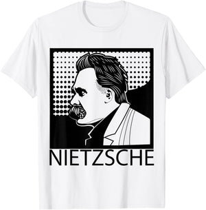 Friedrich Nietzsche Philosopher Philosophy T-Shirt - T-Shirt | White