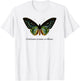 Bird Wing Butterfly Insect Entomology Moth T-Shirt - T-Shirt | White