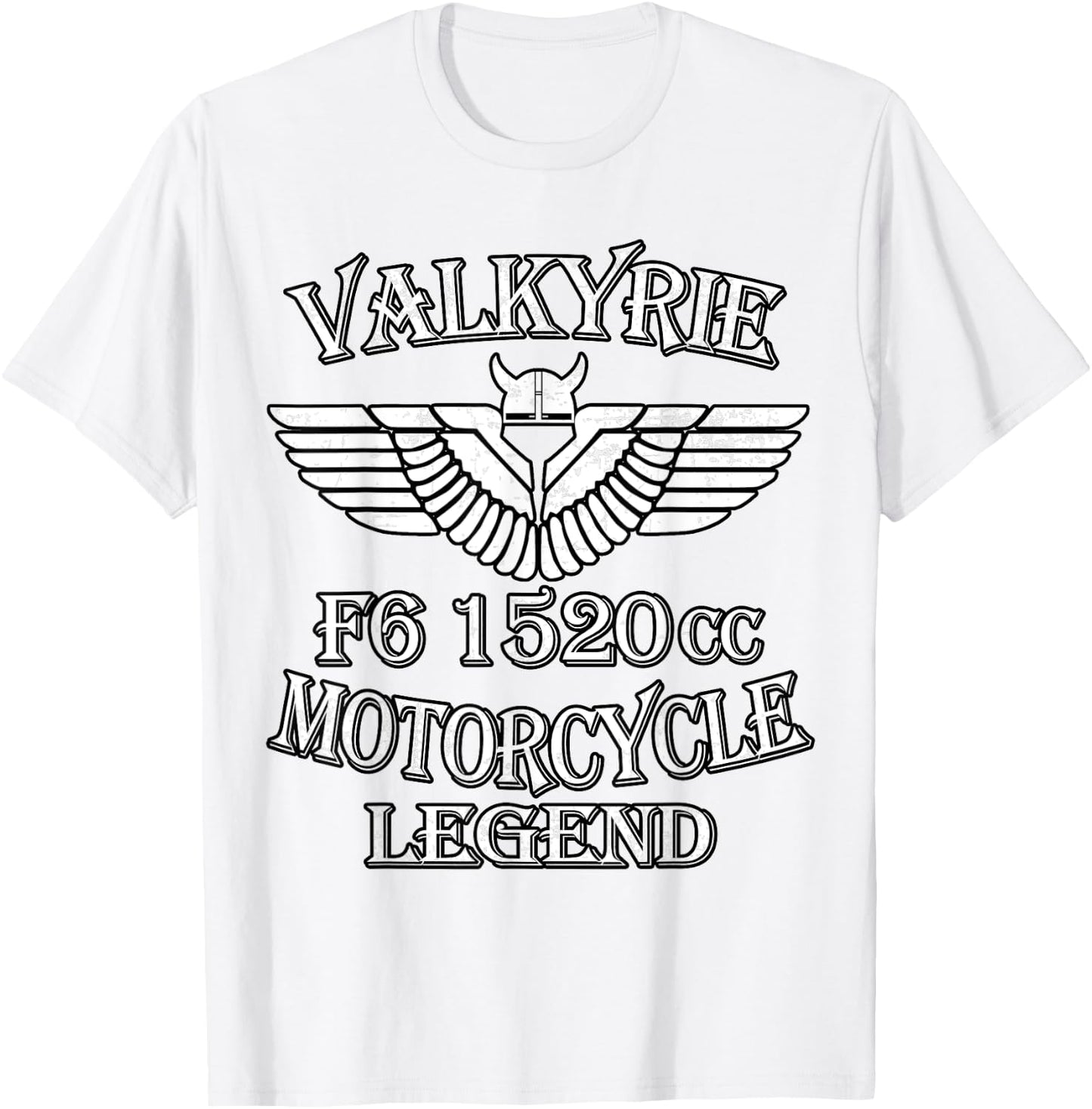 Valkyrie Motorcycle F6 1520cc Motorcycle Legend T-Shirt - T-Shirt | White