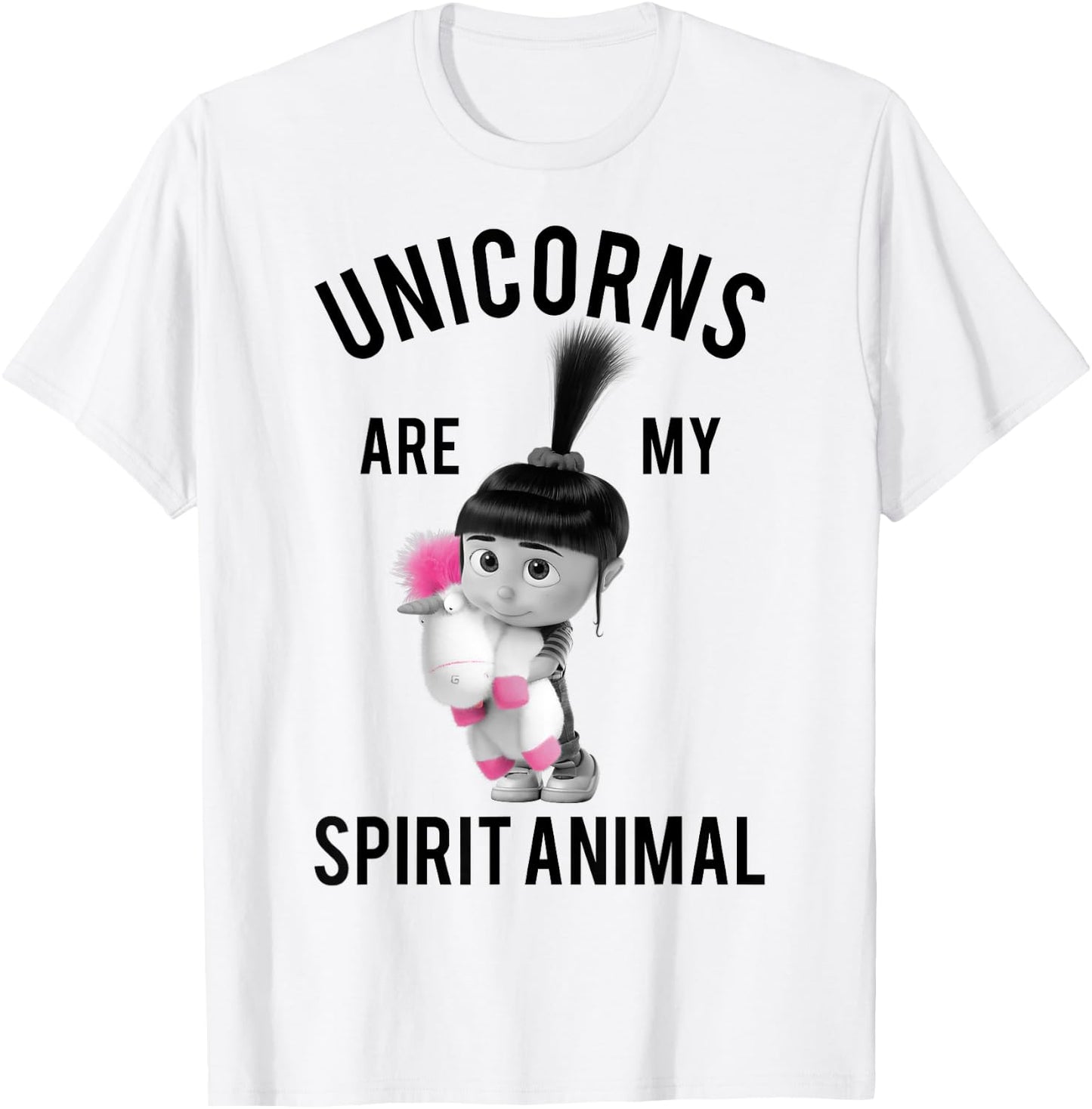 Despicable Me Minions Agnes Spirit Animal Graphic T-Shirt - T-Shirt | White