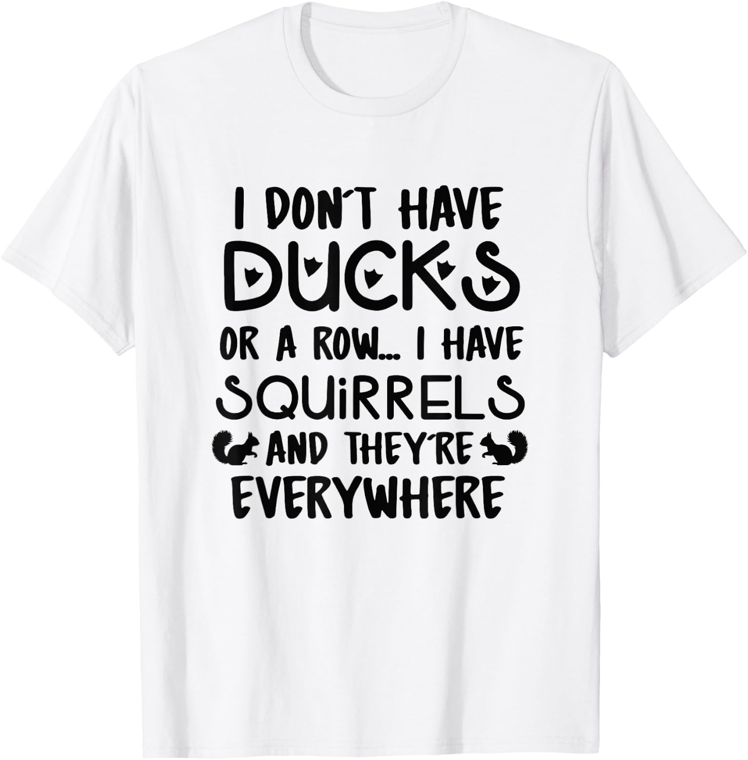Funny Squirrel Squad Gift Graphic Meme Quirky Item T-Shirt - T-Shirt | White