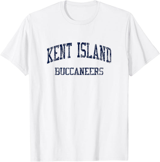 Kent Island High School HS Stevensville MD Vintage Sports T-Shirt - T-Shirt | White