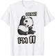 Panda 11th Birthday yeah im 11 Years old girl Gift T-Shirt - T-Shirt | White