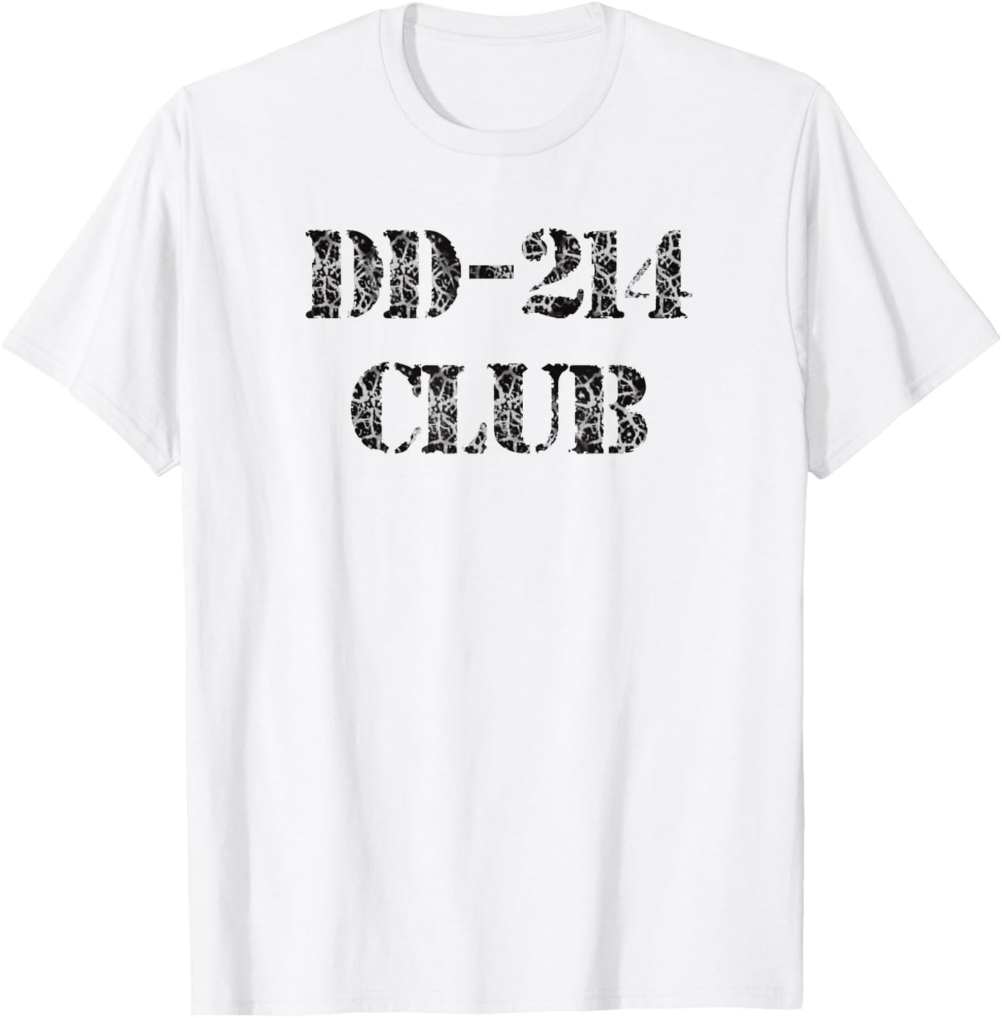 Veterans DD-214 Club Military T-Shirt - T-Shirt | White