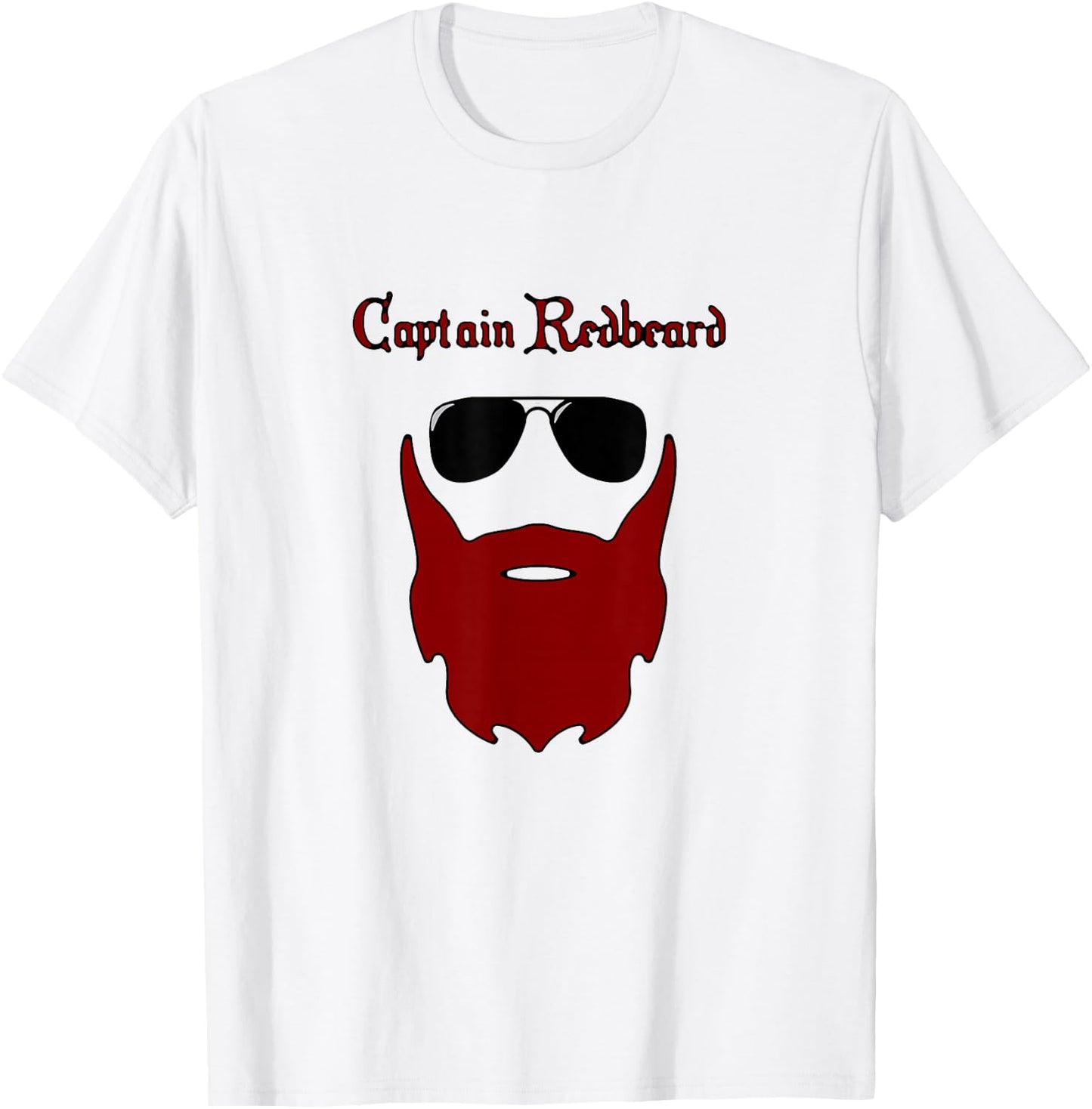 Captain Redbeard for Redhead Aviator T-Shirt - T-Shirt | White