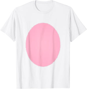 Pink Tummy Belly Easter Bunny Rabbit Furry Cosplay Costume T-Shirt - T-Shirt | White