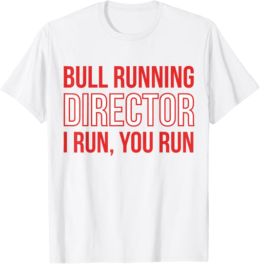 Running of the Bulls Shirt San Fermin Pamplona Runner Gift T-Shirt - T-Shirt | White