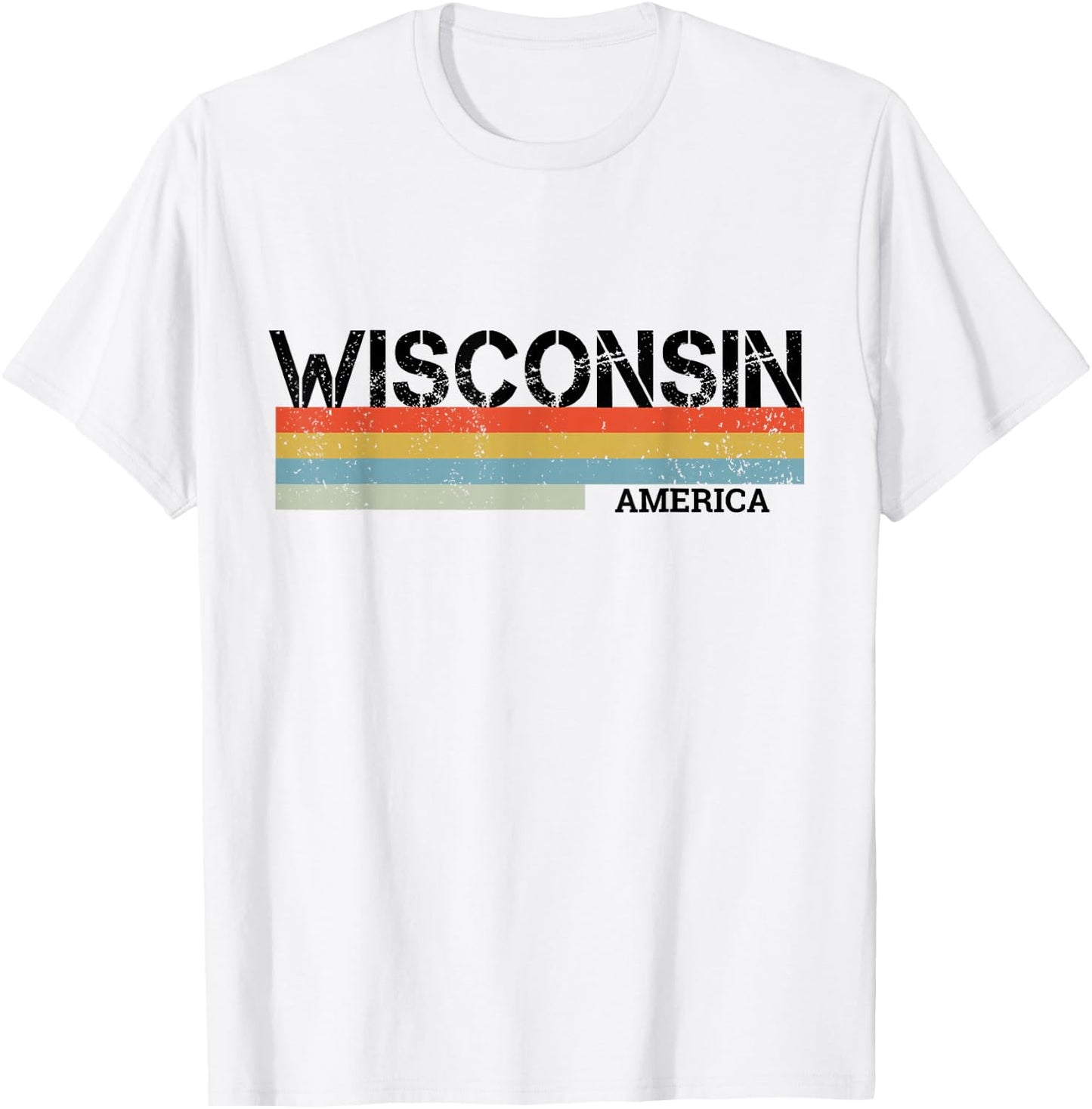 Wisconsin T-Shirt - T-Shirt | White